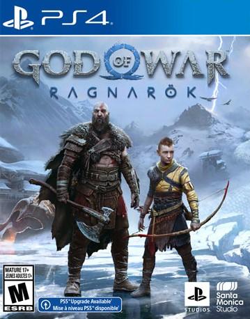 Pochette du jeu vidéo God of war. Ragnarök