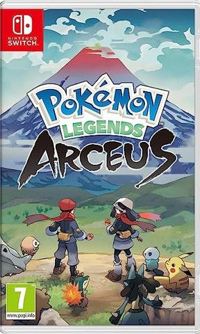 Pochette du jeu vidéo Pokémon Legends. Arceus