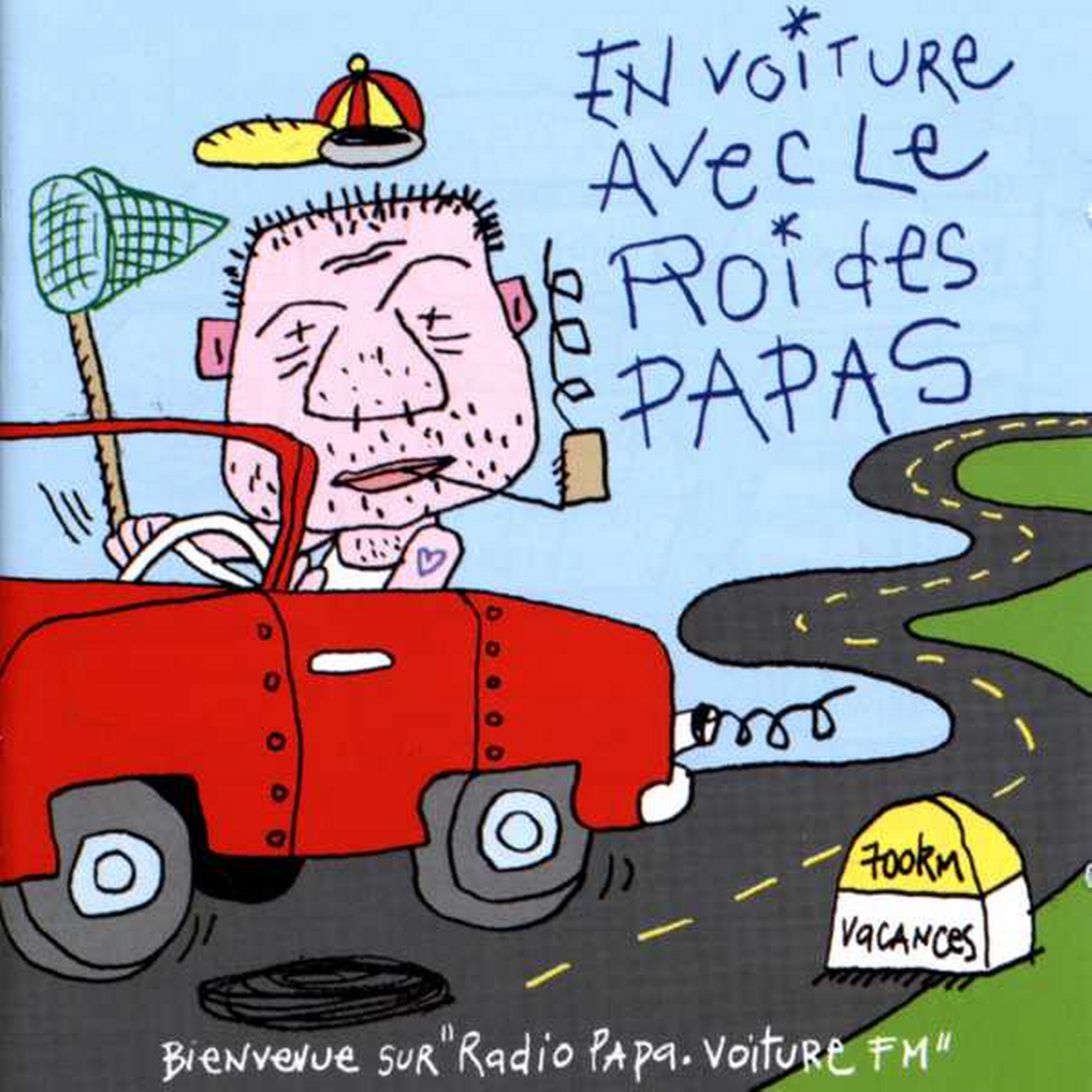 En voiture avec le roi des papas