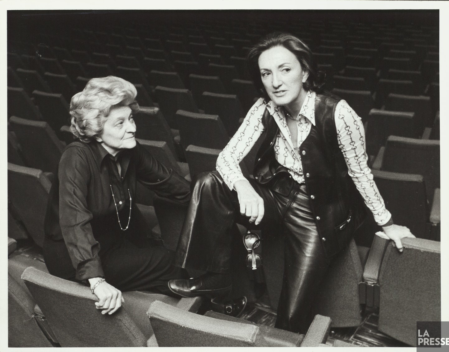 Yvette Brind’Amour et Mercedes Palomino, 12 février 1974.