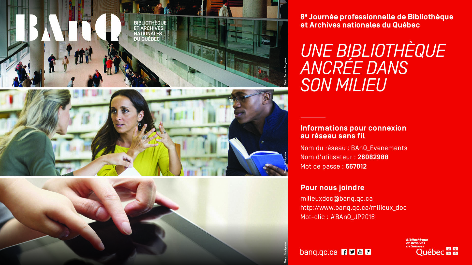 Visuel - Une bibliothèque ancrée dans son milieu