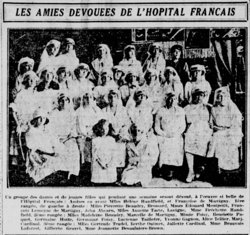 La Patrie, lundi 13 décembre 1920, p. 2.