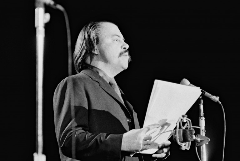 Prestation de Claude Gauvreau à la Nuit de la poésie, 27 mars 1970.