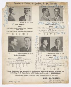 Quatre suspects, 1930