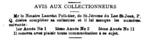 Revue du notariat, Lévis, vol. 15, no 2, 15 septembre 1912, p. 64.