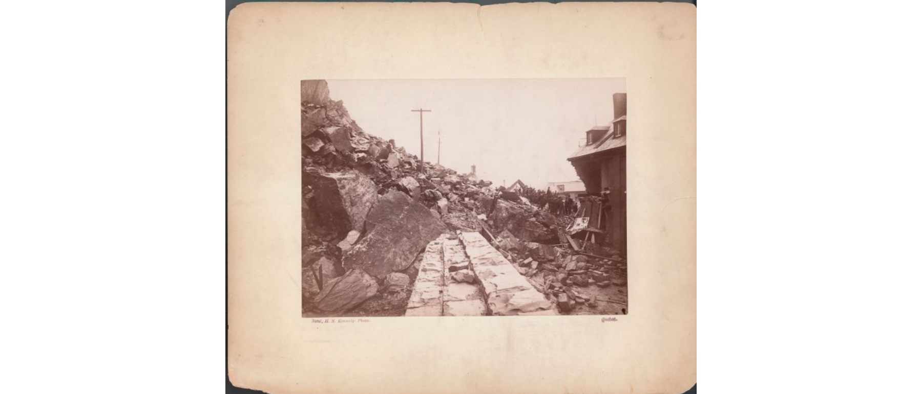 Quartier Cap-Blanc — Rue Champlain — Catastrophe, septembre 1889 (9)