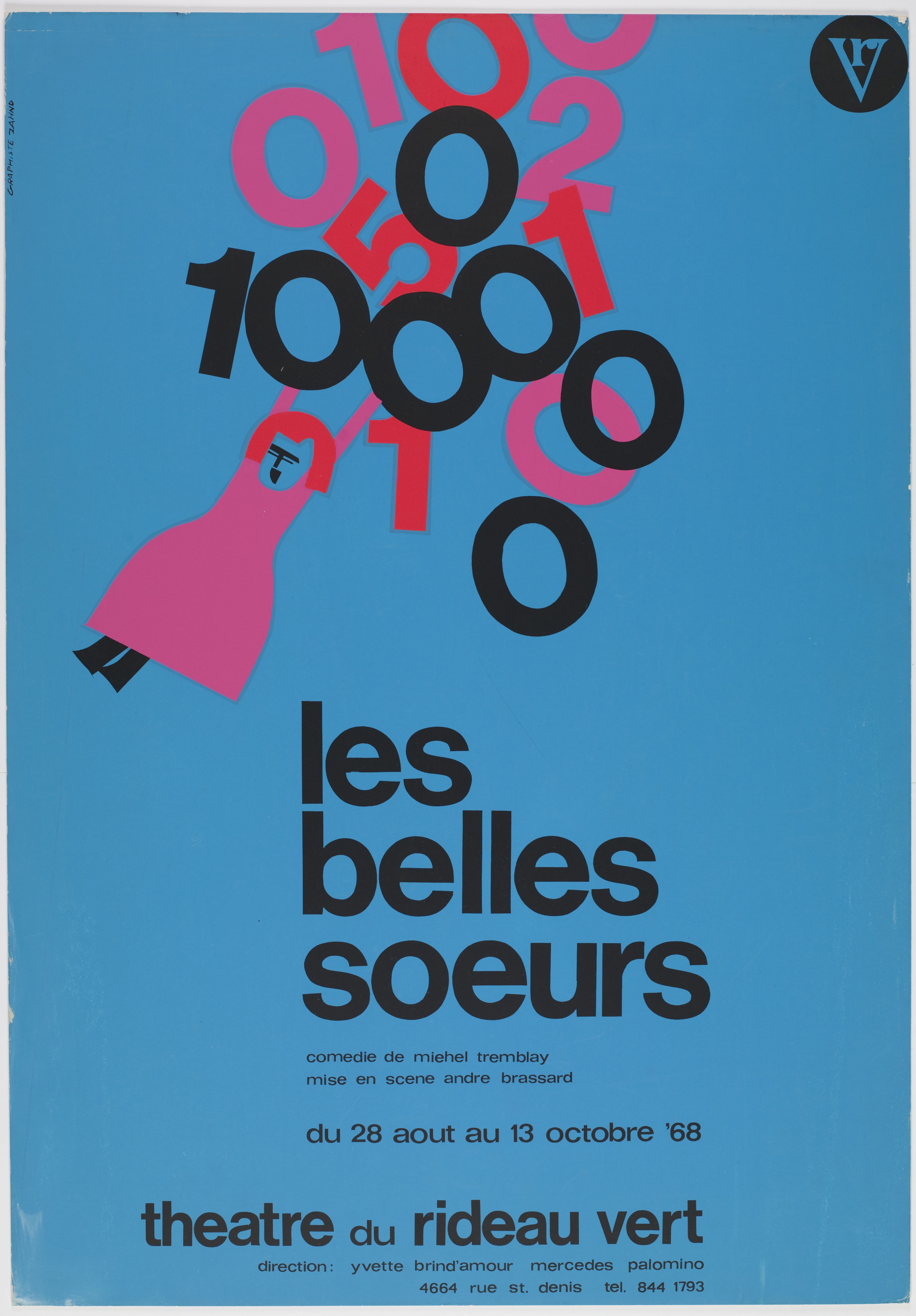 Affiche de la pièce Les belles sœurs de Michel Tremblay