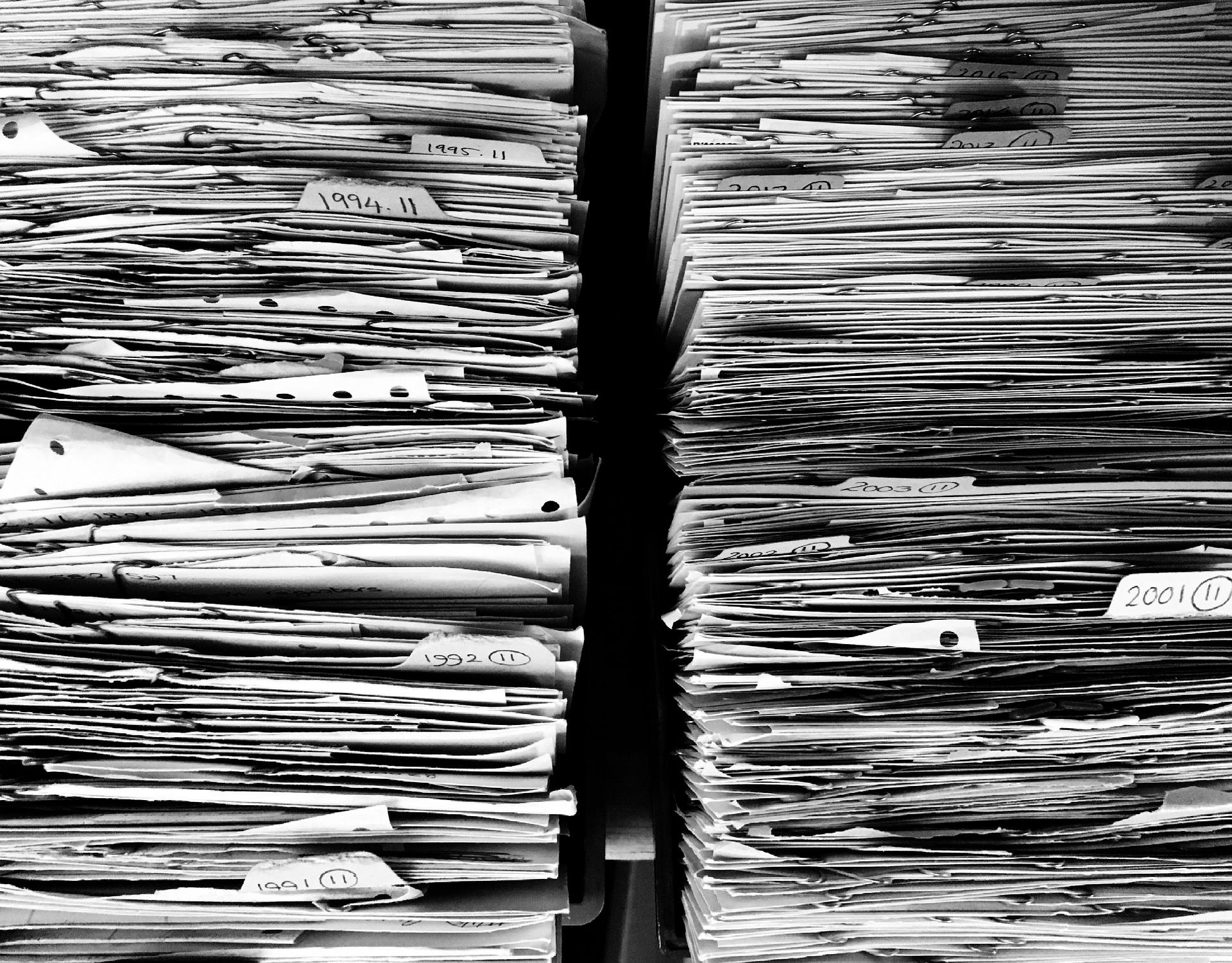 Pile de papier