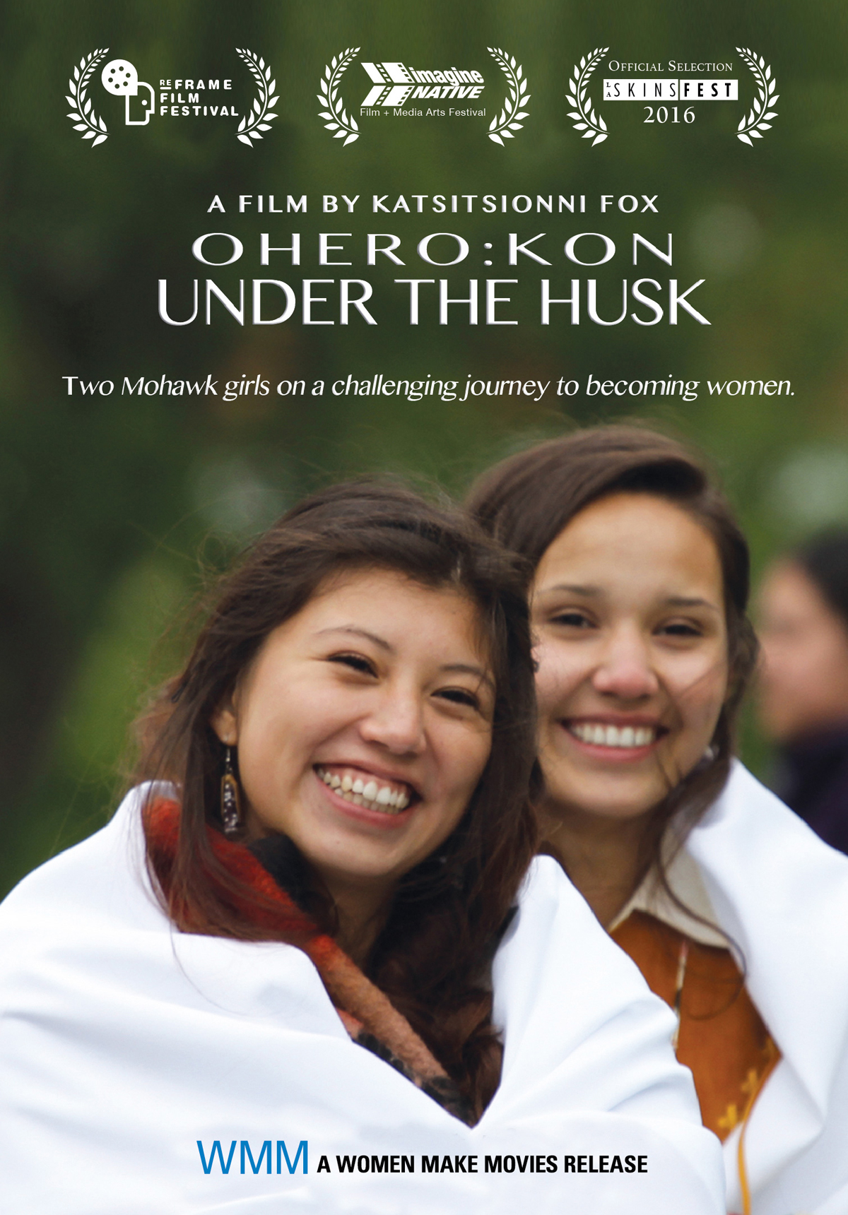 Affiche du film OHERO:KON - UNDER THE HUSK un film de Katsitsionni Fox (Mohawk)