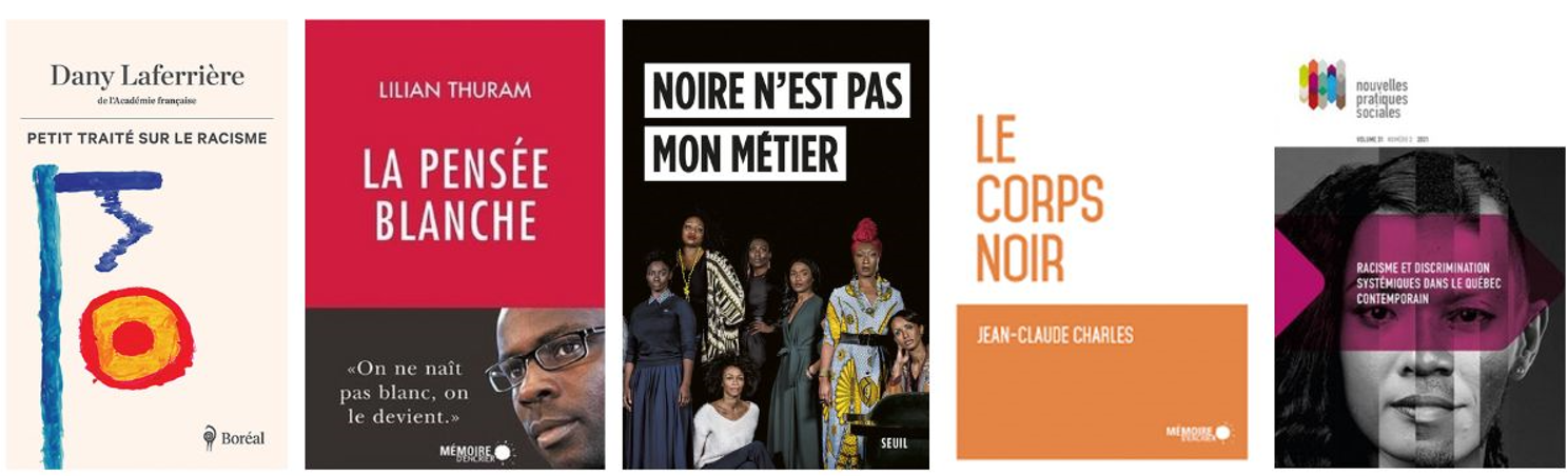 Page couverture des livres mentionnés dans le paragraphe ci-dessus