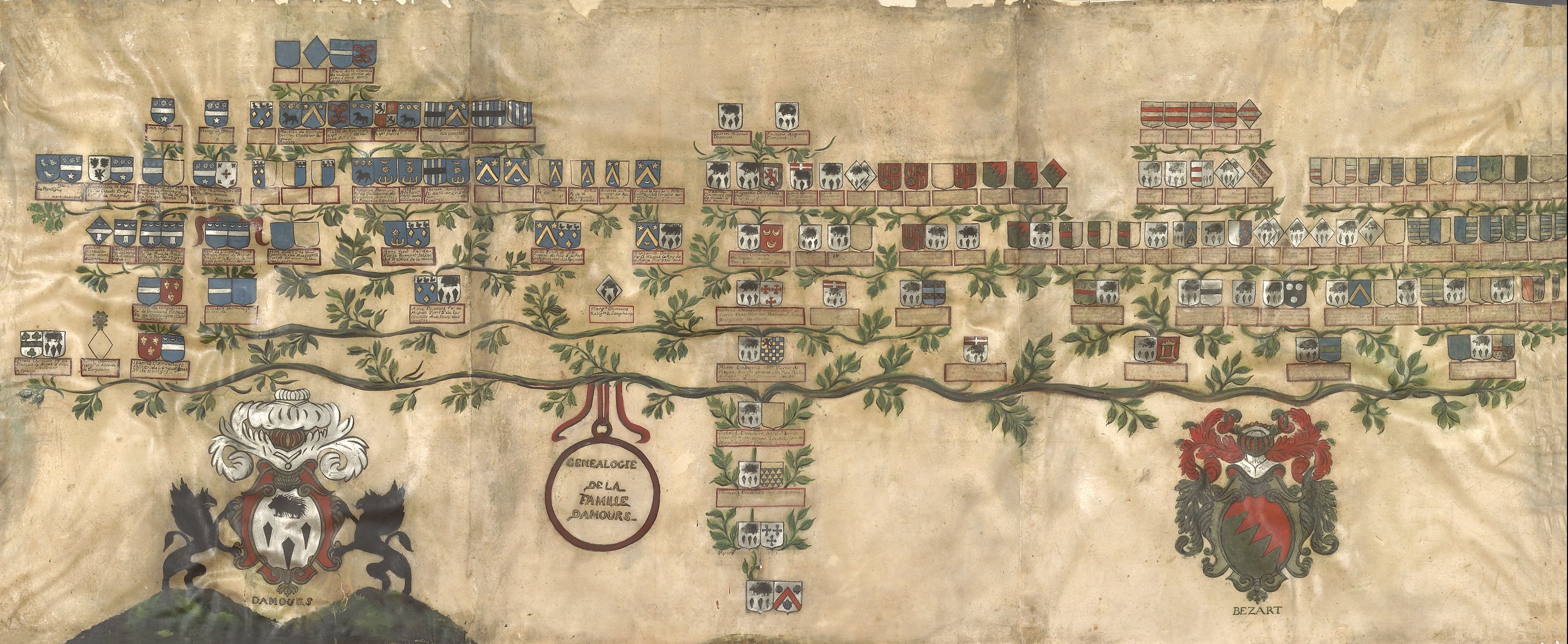 Généalogie de la famille Damours
