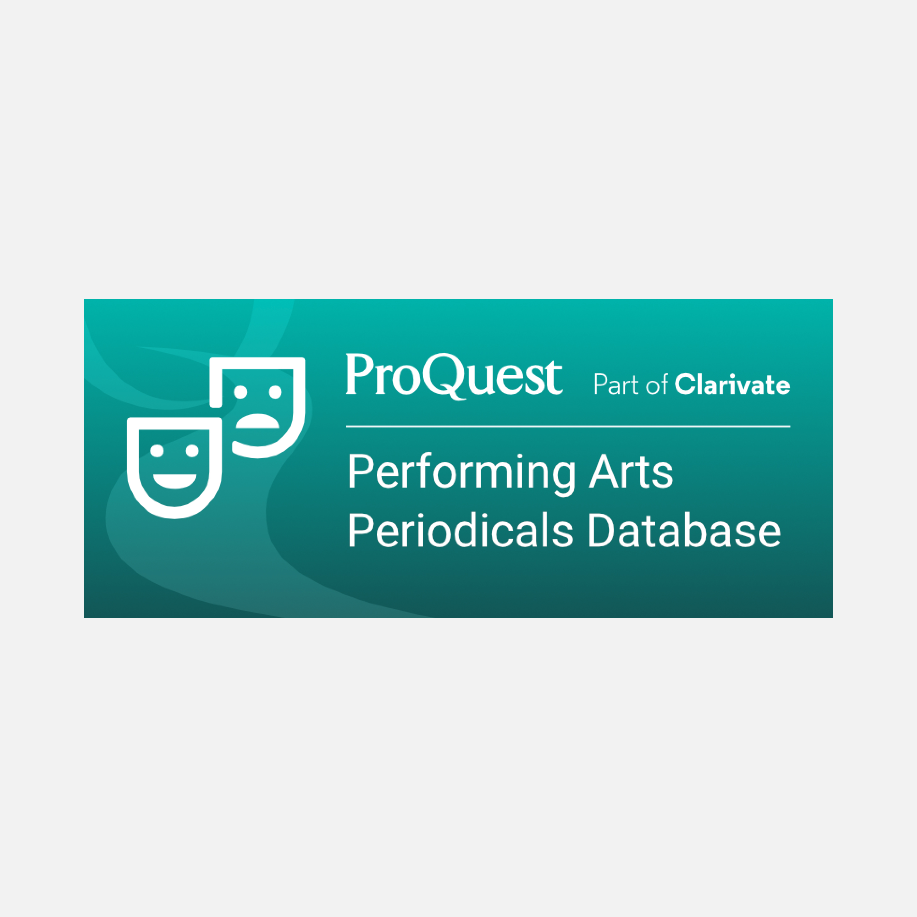 logo Logo Performing Arts Periodicals Database