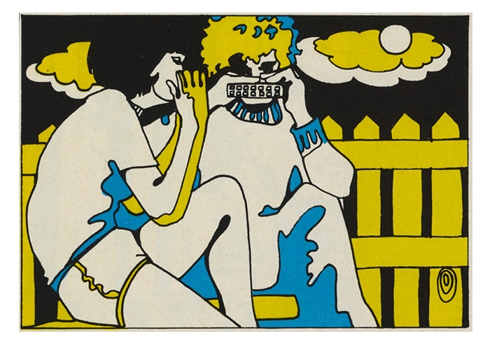 Illustration de deux musiciens jouant de l'harmonica