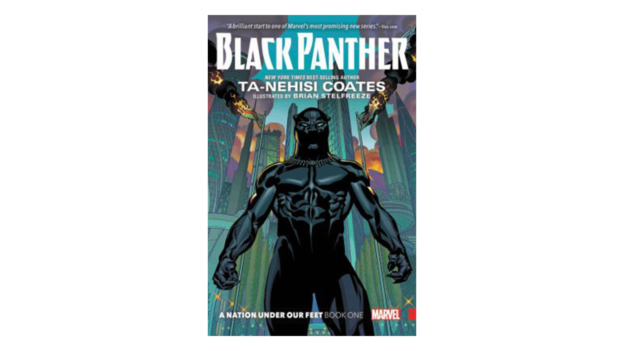 Couverture d'une bande dessinée de Black Panther.