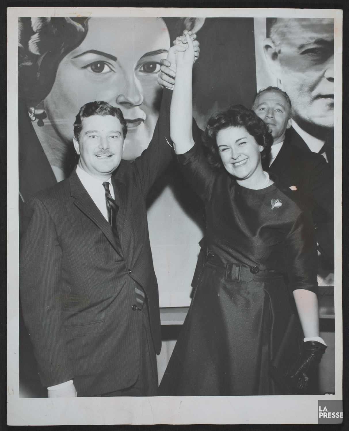 Marie Claire Kirkland Casgrain et Paul Gérin Lajoie. Archives nationales du Québec à Montréal