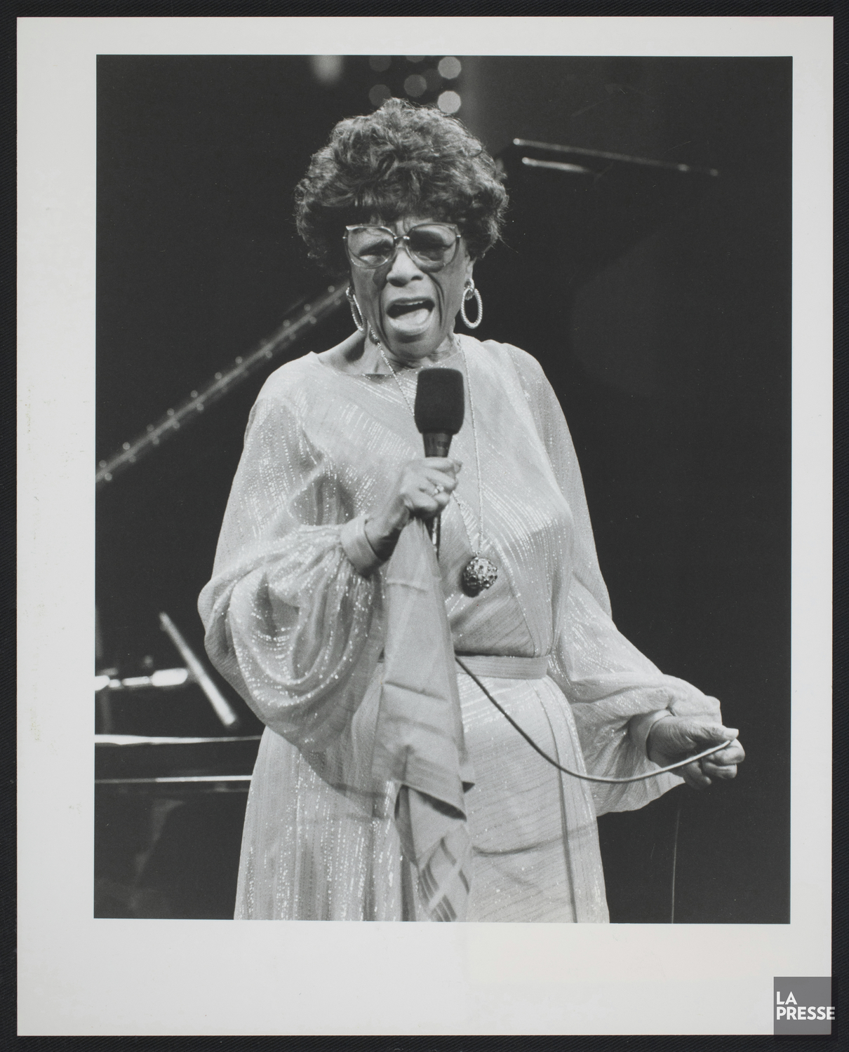 Ella Fitzgerald en concert.