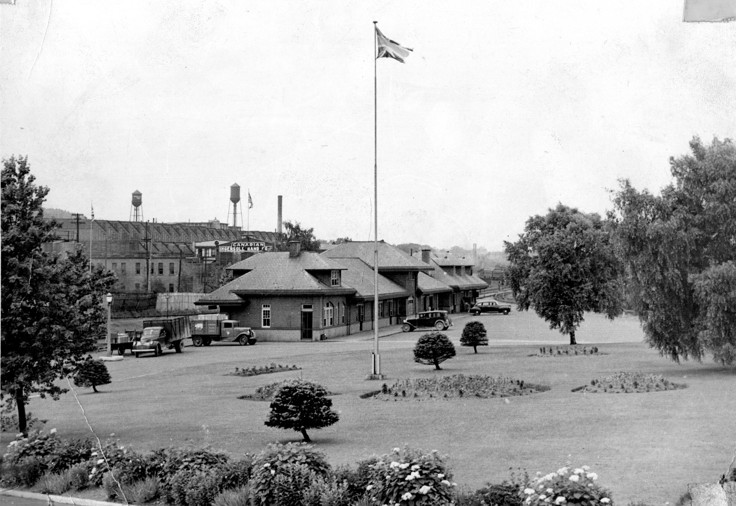Gare du Canadien Pacifique, vers 1945