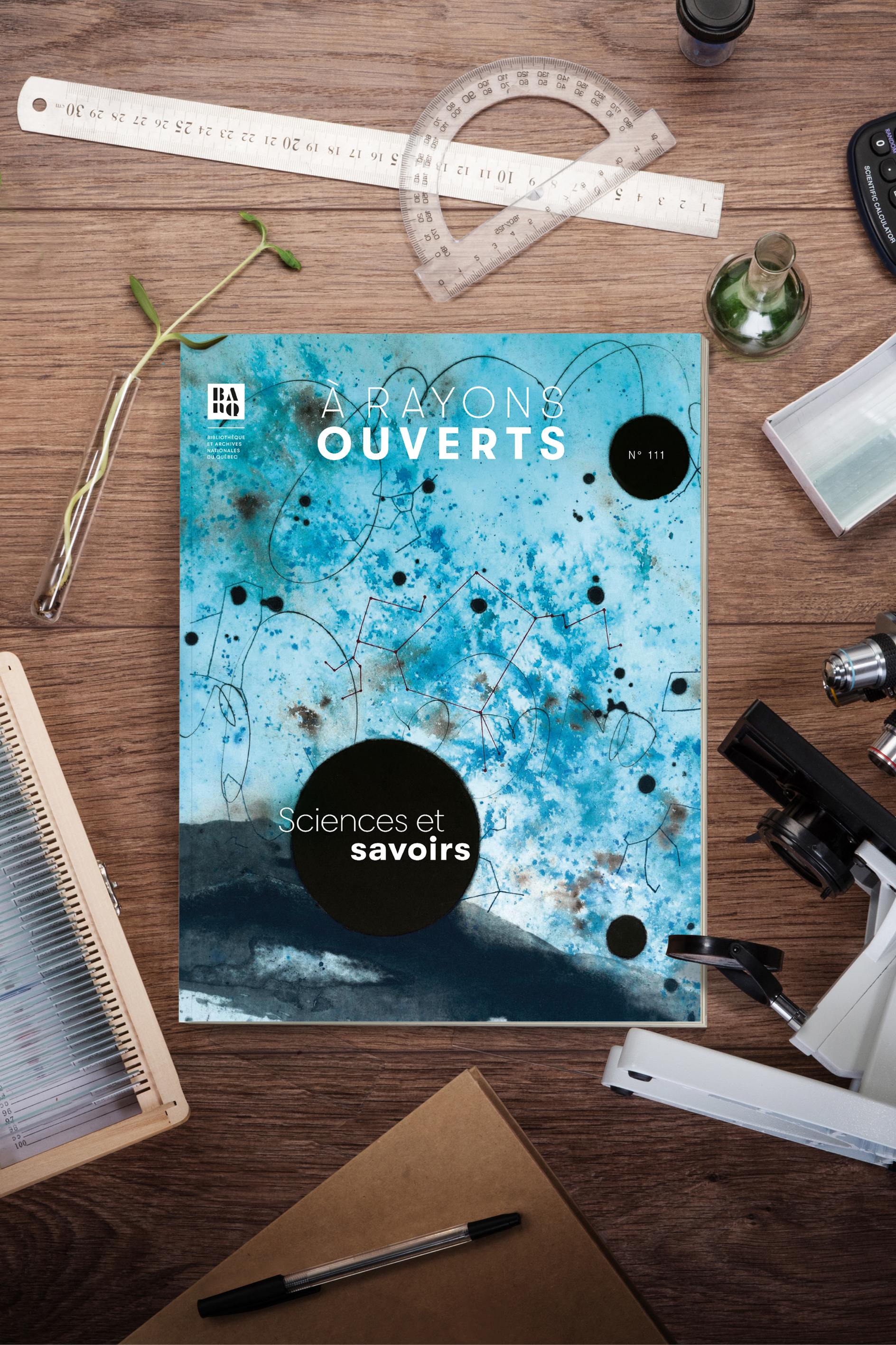 Couverture du magazine « À rayons ouverts ».