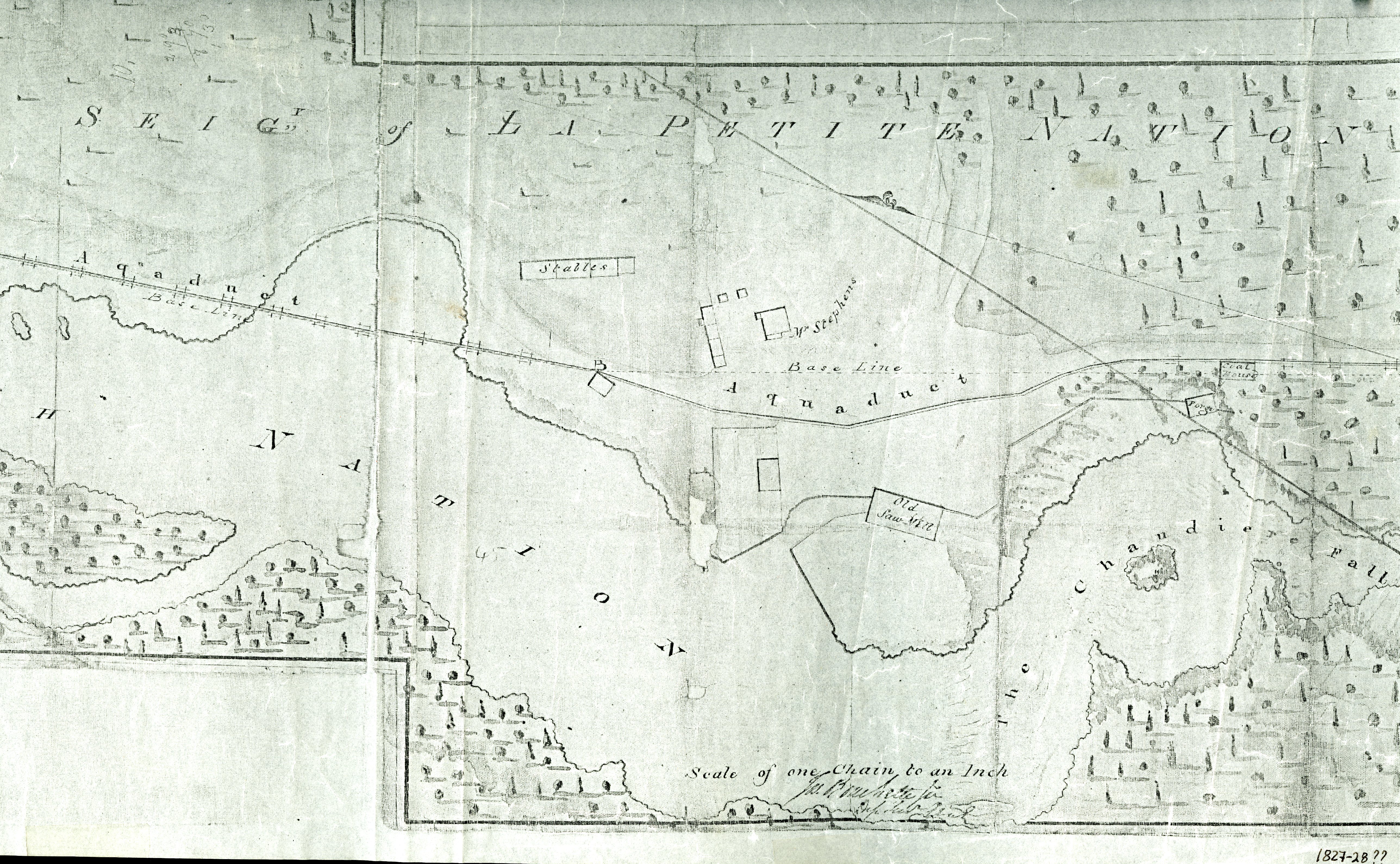 Une carte de la seigneurie de la Petite-Nation