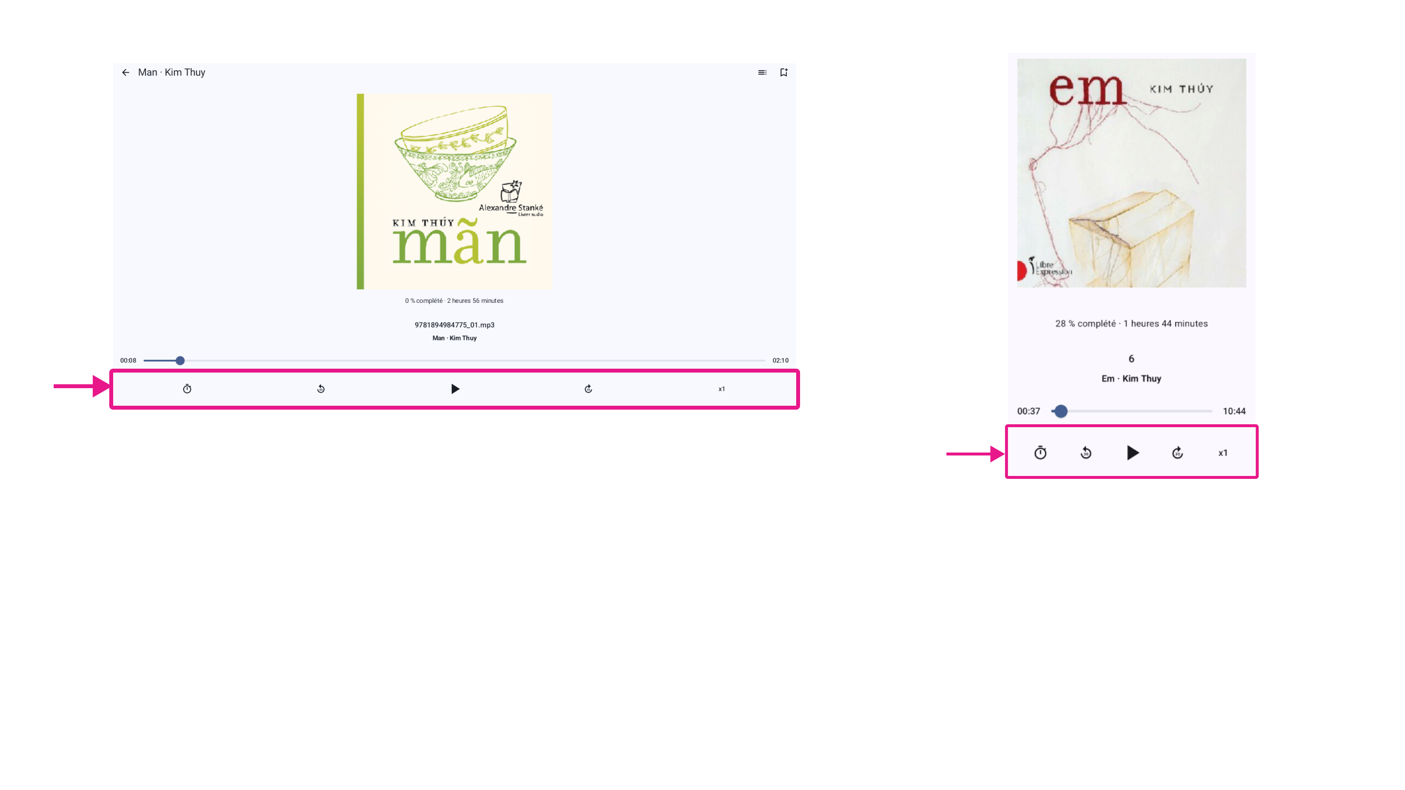 Les options d’écoute pour la lecture d’un livre audio