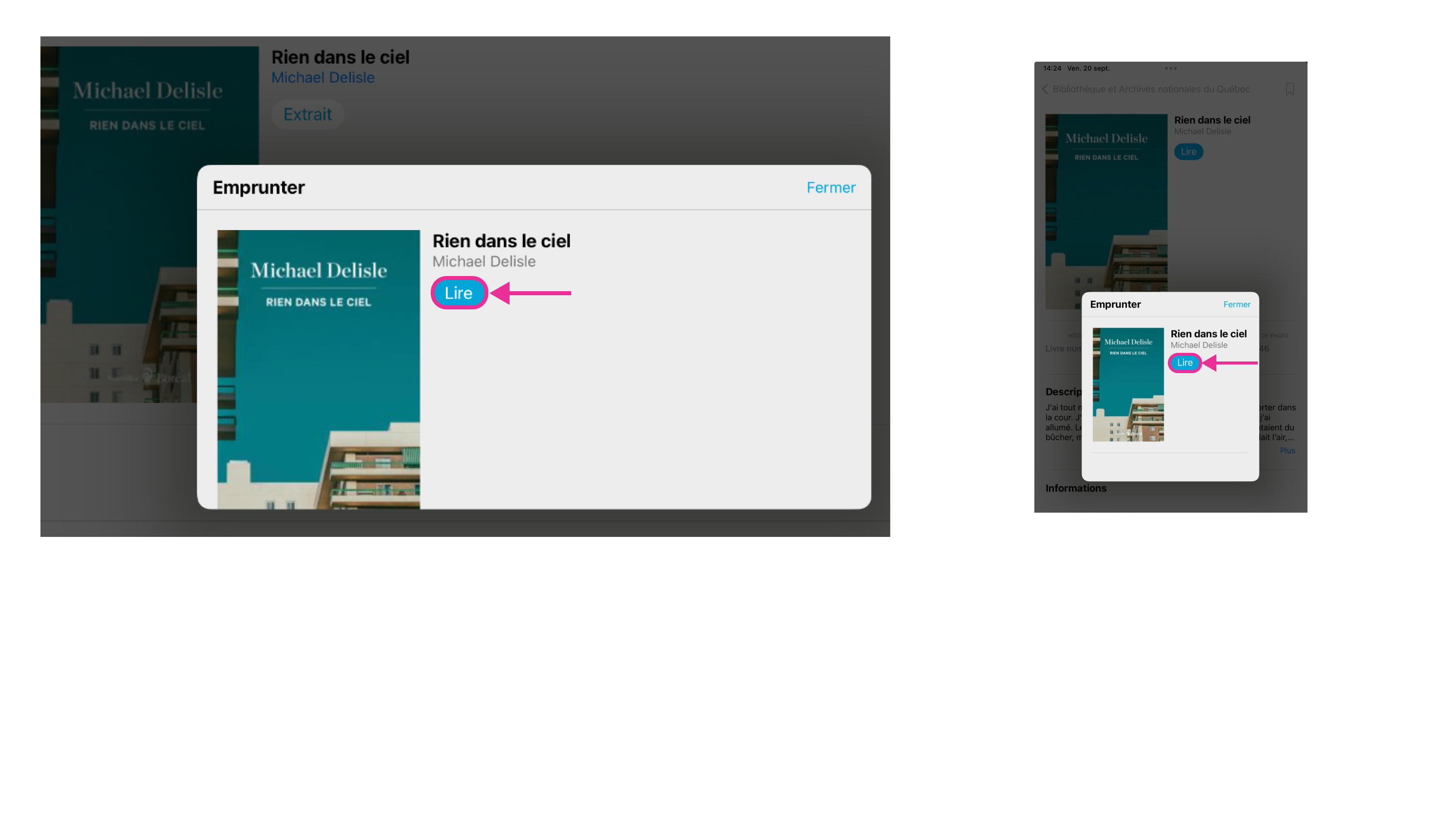 Emprunt effectué de l’application Pretnumerique