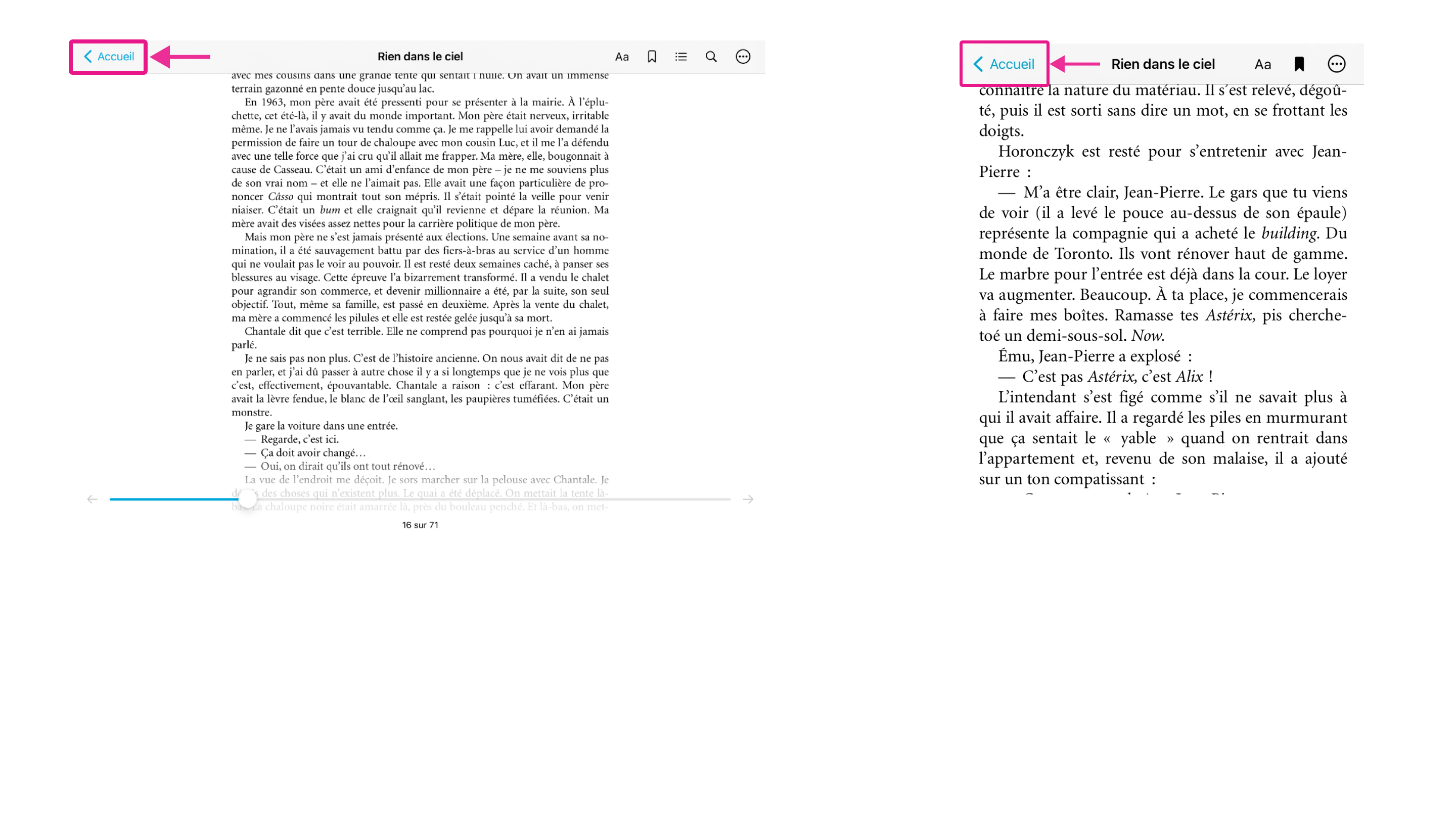 Fermeture d'un livre