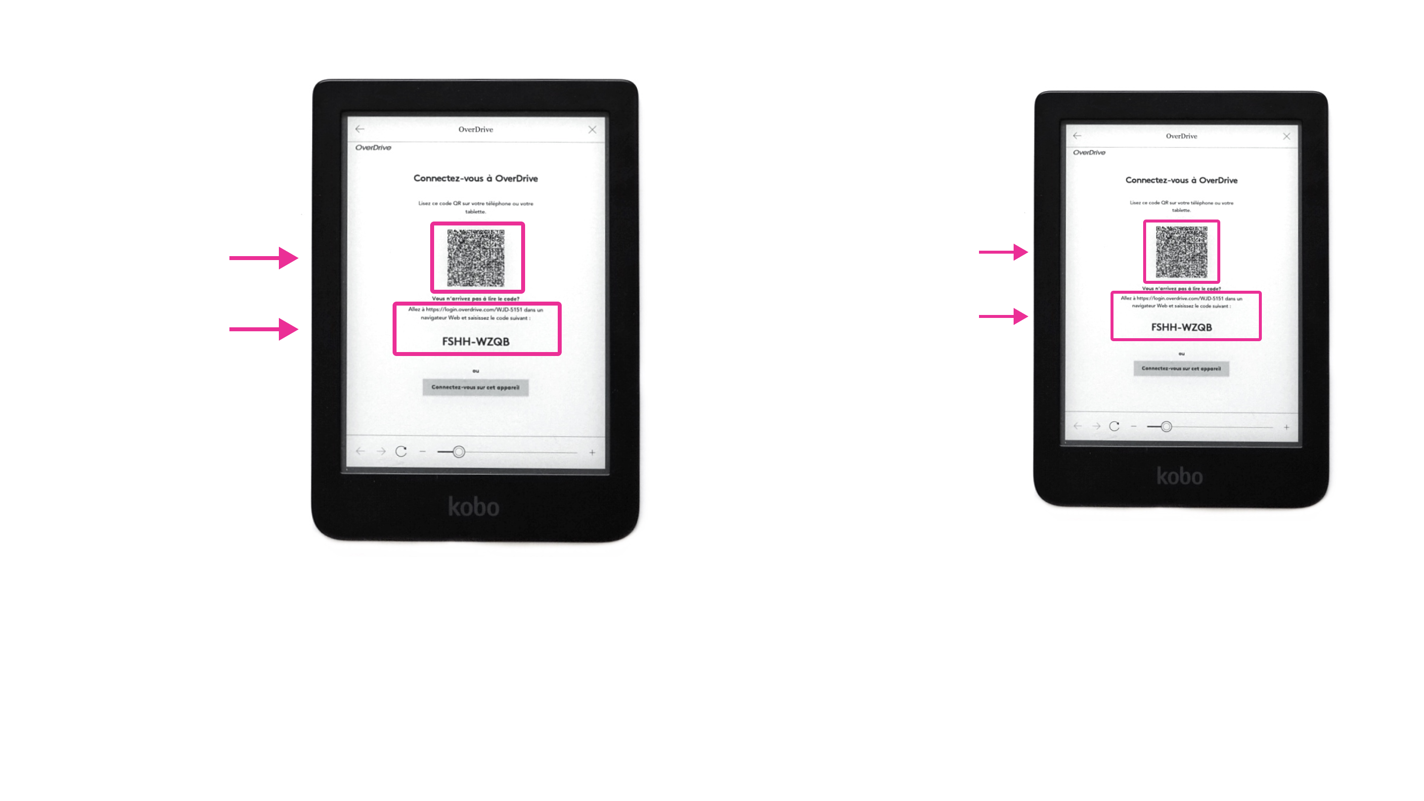 Les deux options d’authentification