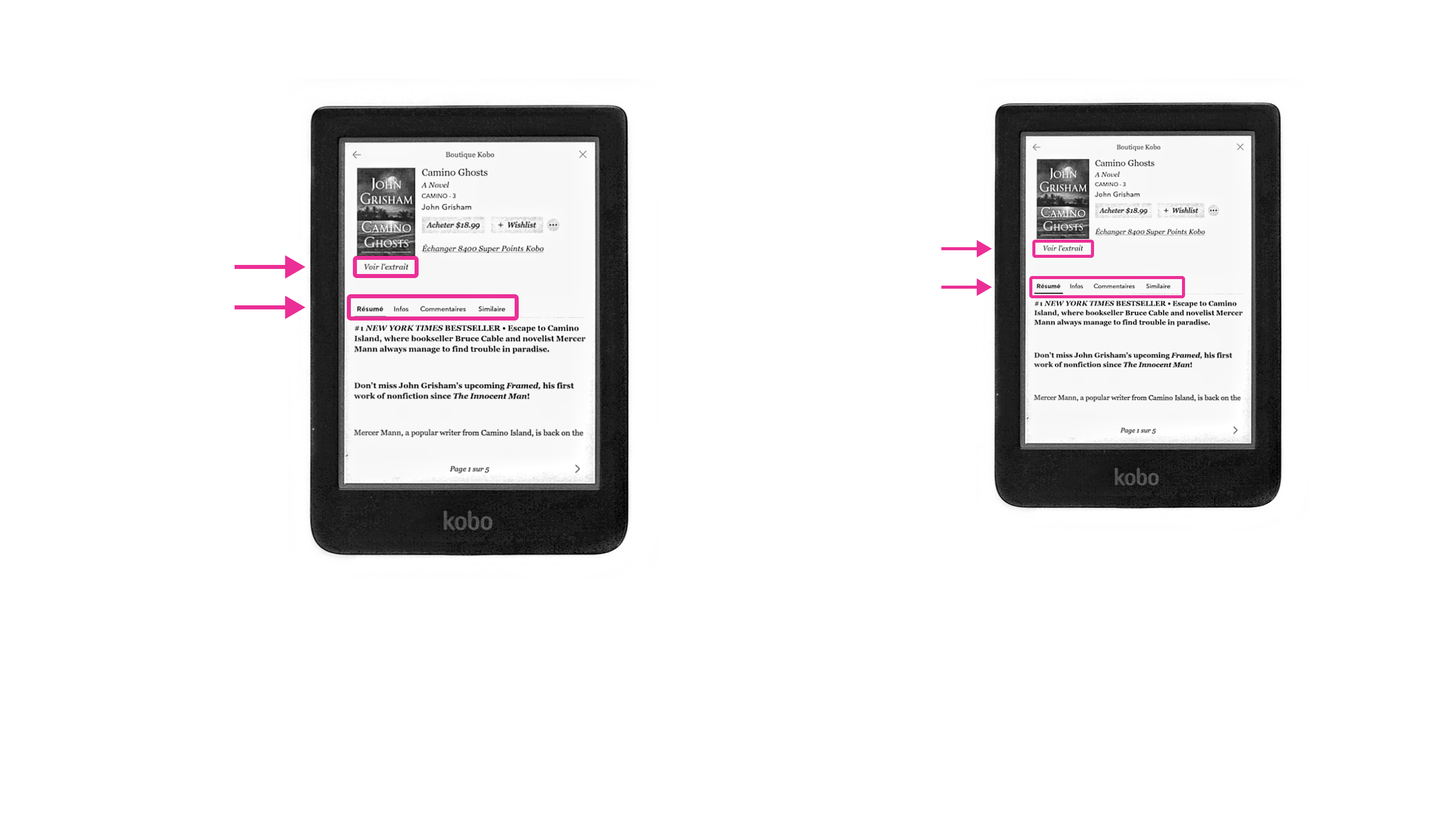La fiche d’un livre d’OverDrive