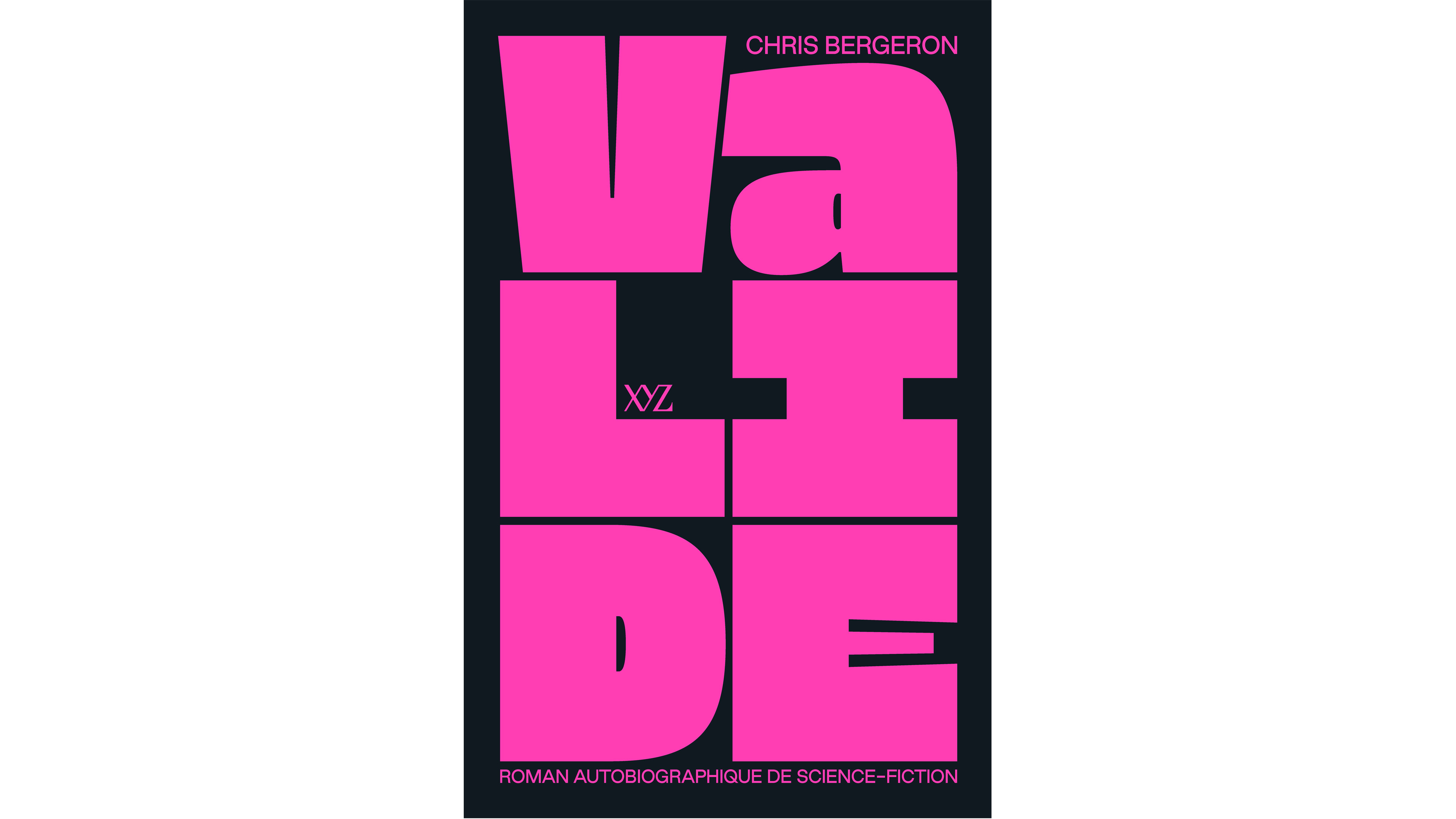 Page couverture du roman Valide, de Chris Bergeron.