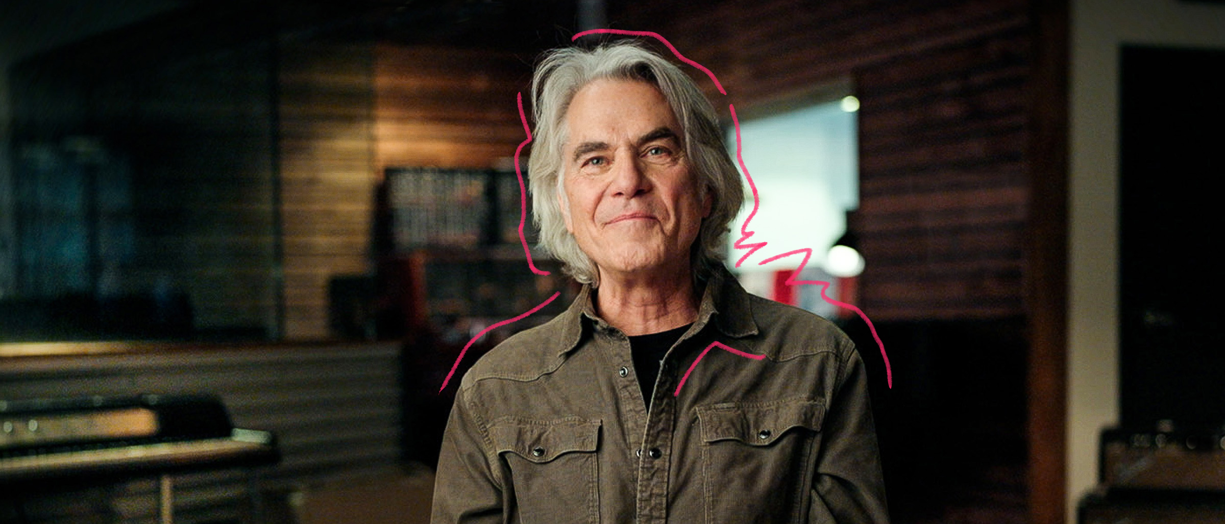 Richard Séguin dans un studio de musique