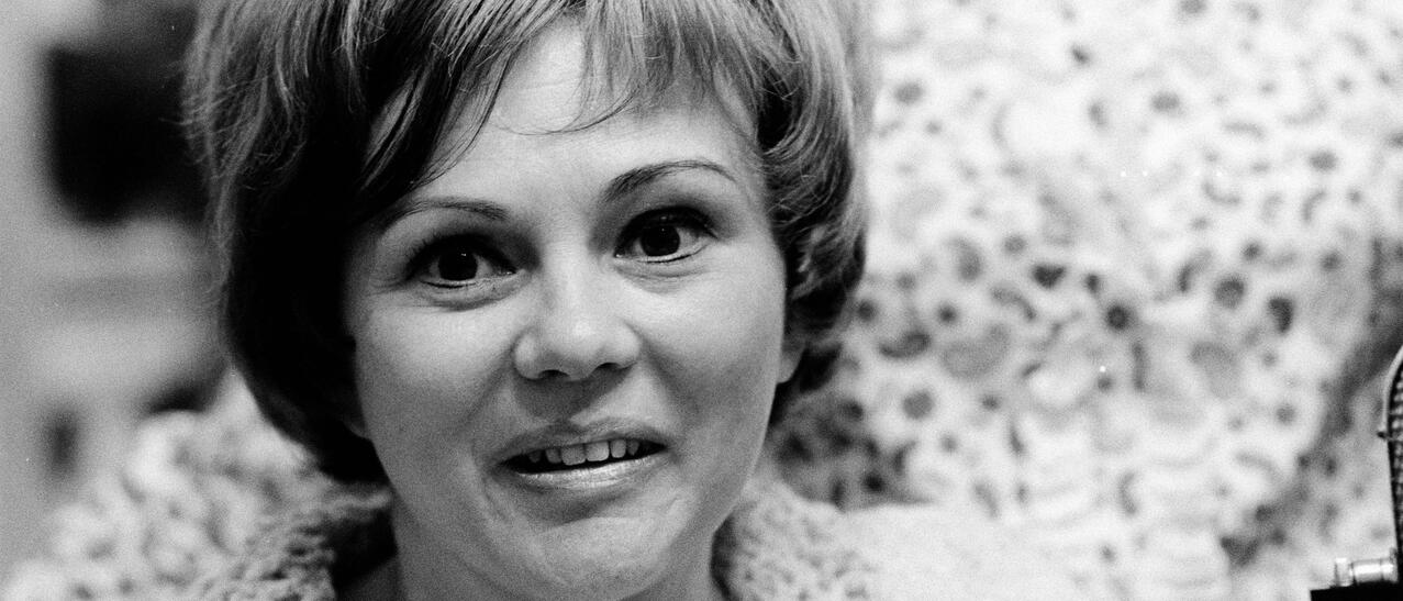 Portrait de Janette Bertrand dans les années 1960.