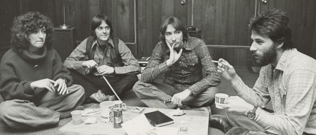 Marie Michèle Desrosiers, Réal Desrosiers, Michel Hinton et Pierre Bertrand.
