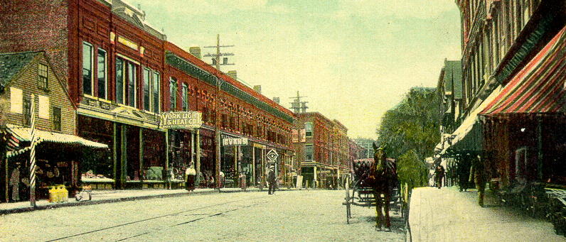 Rue sur laquelle se trouvent plusieurs manufactures.