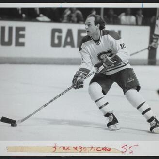 Guy Lafleur en pleine action, le 15 mars 1984. 