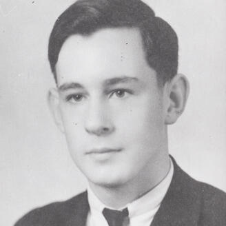 Portrait de René Lévesque âgé de 17 ans, 1939. 