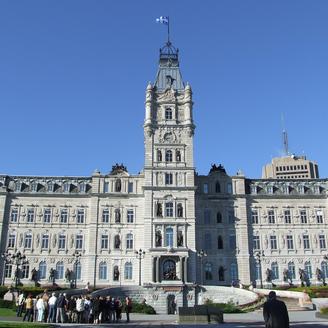 Hôtel du Parlement à Québec.