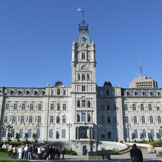 Hôtel du Parlement à Québec.