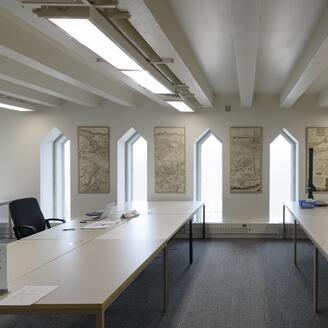 Salle de recherche des Archives nationales à Québec