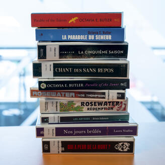 Pile de livres.