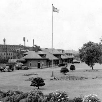 Gare du Canadien Pacifique, vers 1945