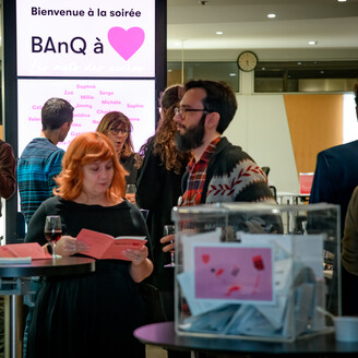 Soirée BAnQ à cœur à la Grande Bibliothèque