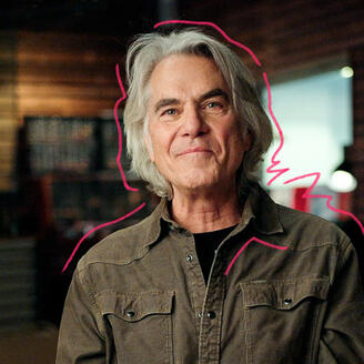 Richard Séguin dans un studio de musique