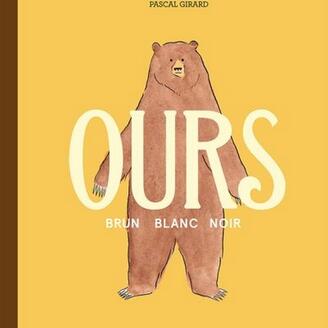 Ours : blanc, brun, noir