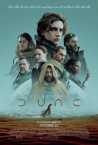 Affiche du film Dune – Première partie.