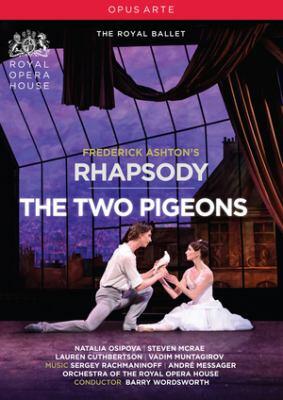 Affiche des ballet Rhapsody et The Two Pigeons.