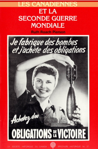 Page couverture de la brochure Les Canadiennes et la Seconde Guerre mondiale