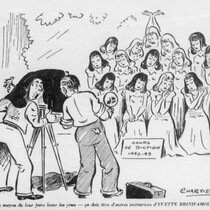 Caricature signée Albert Chartier