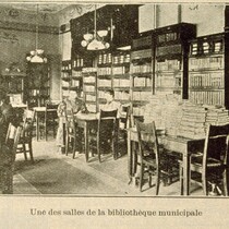 Une des salles de la bibliothèque municipale