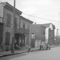 Rue Beaudoin à St-Henri, 29 août 1945. 