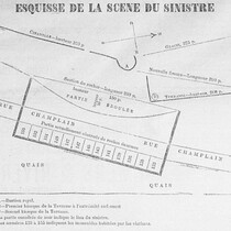 Extrait de la page couverture du quotidien La Justice, 23 septembre 1889
